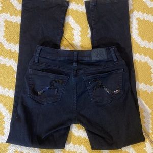 ROCK & REPUBLIC Kasandra 4 black bootcut jeans in EUC